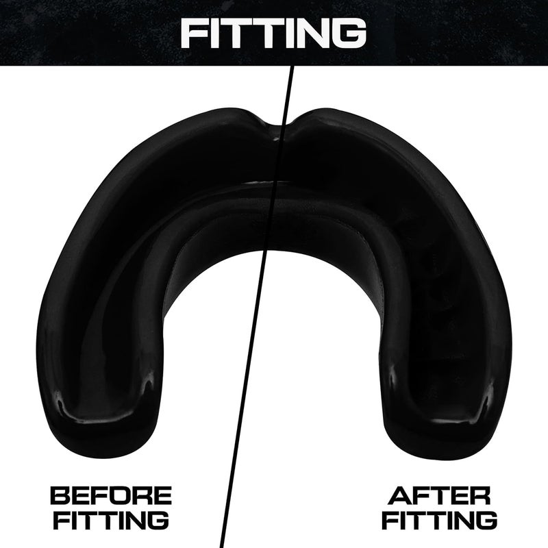 BFS IMPEX Sports Mouth Guard for Kids,Youth,Boys,Girls,Child Teen Mouthguard with Case (BPA Free) for Boxing, Martial Arts,MMA Karate,Lacrosse,Football,Soccer and All Contact Sports (Black) - Image 4